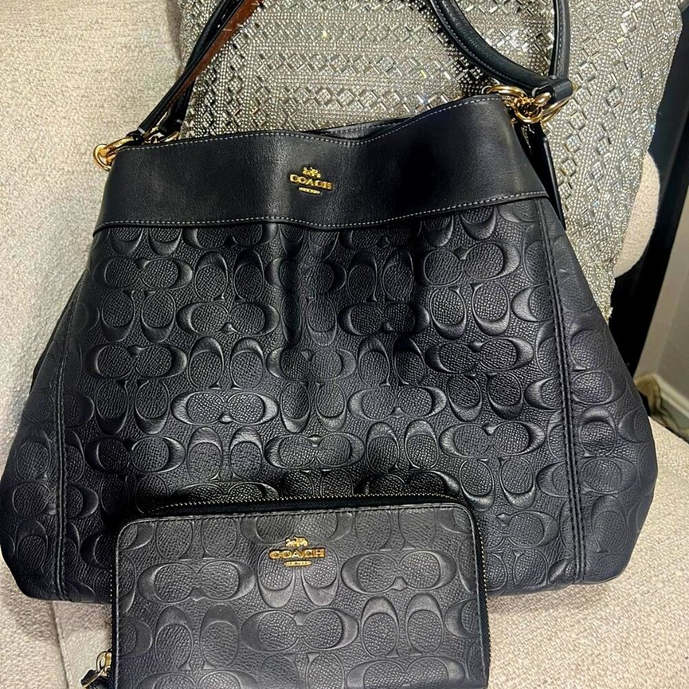 It's Coach! Purse and Wallet Set